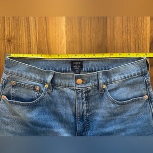 J Crew Wide Leg Cropped Jeans